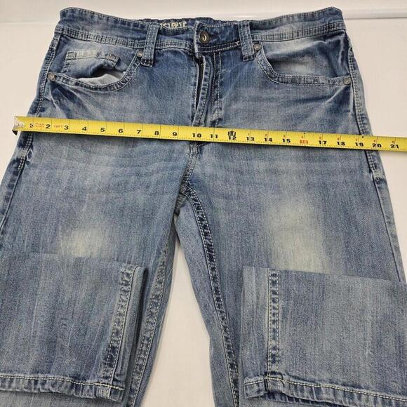 TK Axel Slim Boot Cut Jeans Men's 36 x 30 Blue Denim Bootcut 73-4 - Picture 6 of 14